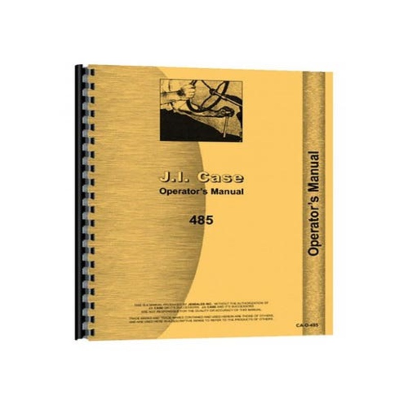 Operator's Manual fits Case IH 485