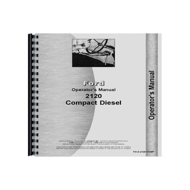 Operator's Manual fits Ford 2120