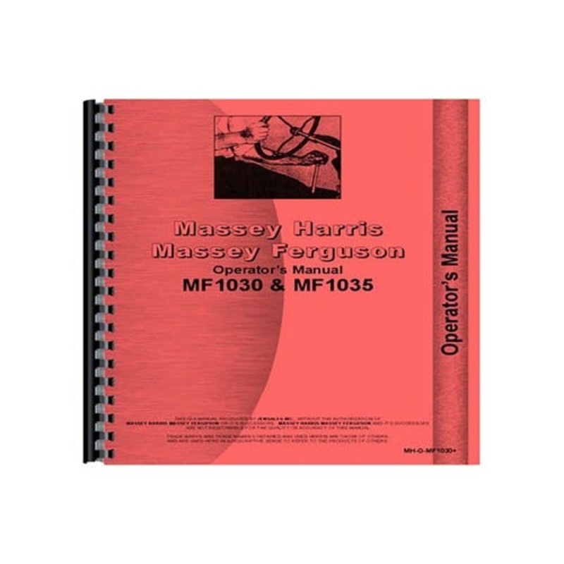 Operator's Manual fits Massey Ferguson 1030 1035