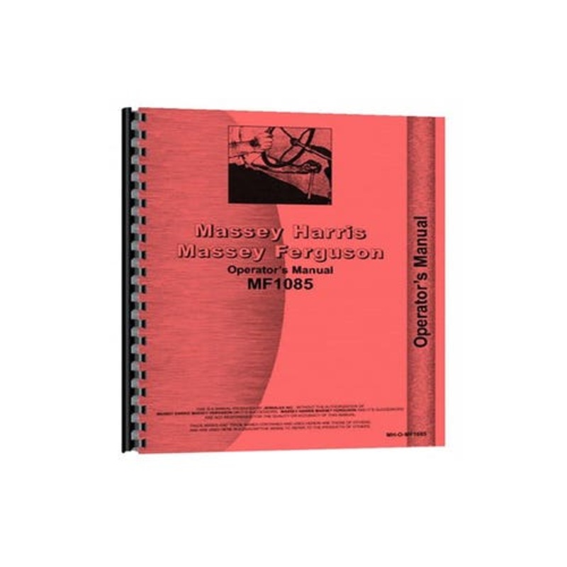 Operator's Manual fits Massey Ferguson 1085