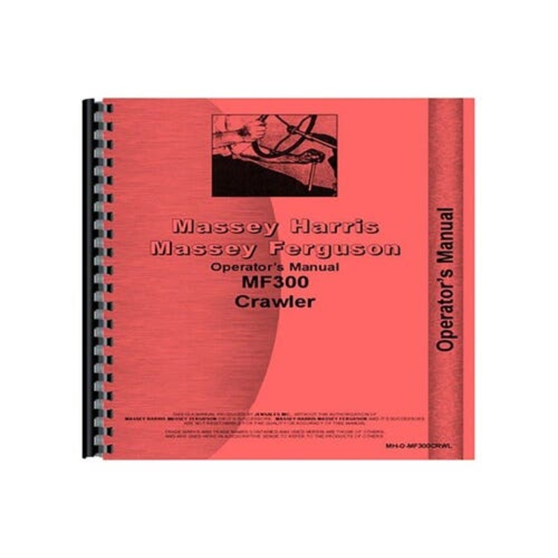 Operator's Manual fits Massey Ferguson 300 300