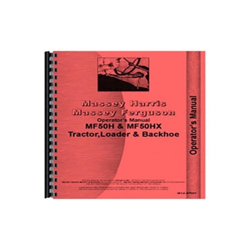 Operator's Manual fits Massey Ferguson 50H 50HX 50H 50HX