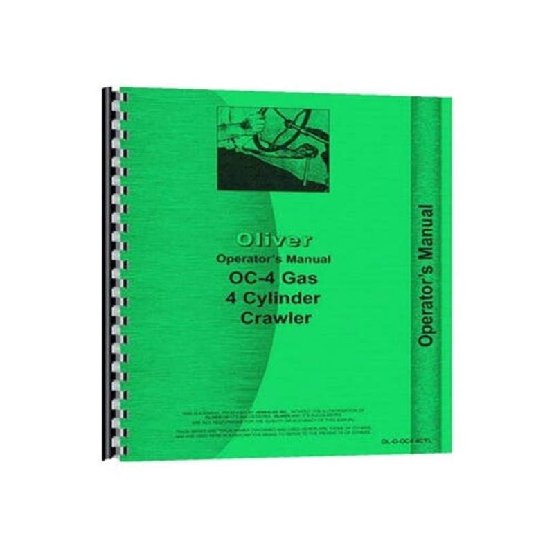 Operator's Manual fits Oliver OC4 OC4