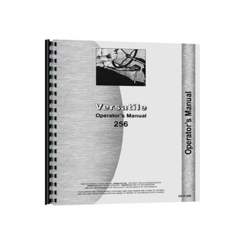 Operator's Manual fits Versatile 256