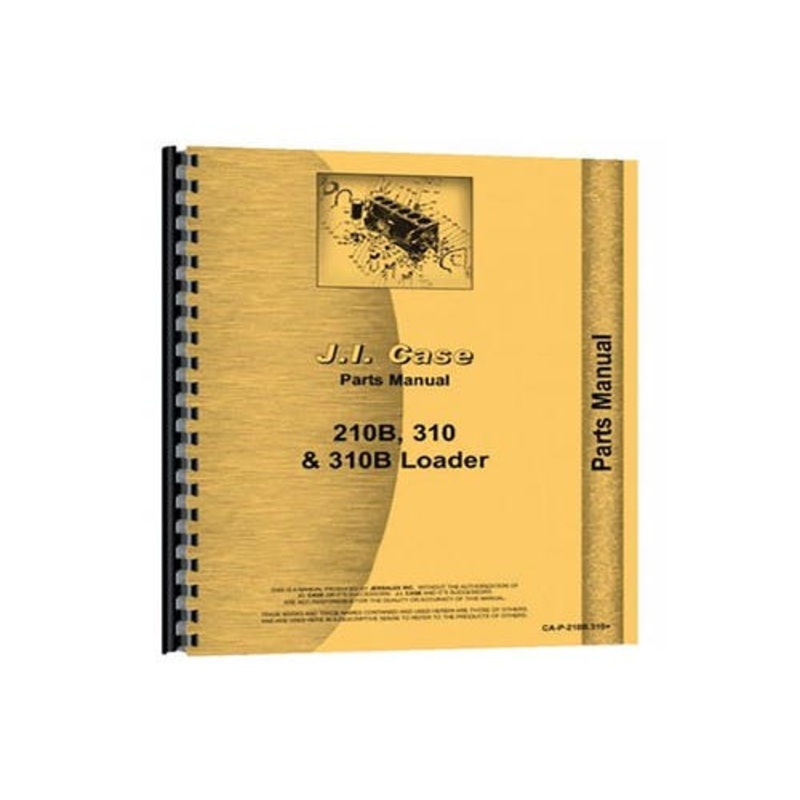 Parts Manual fits Case 210B 310B 310 210B