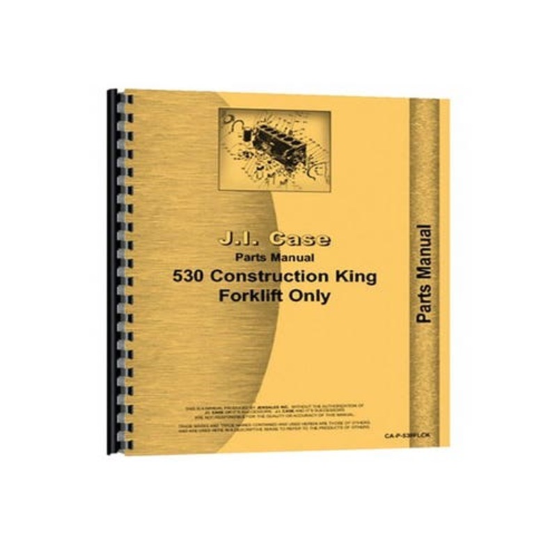 Parts Manual fits Case 530CK 530CK