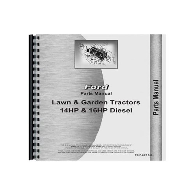 Parts Manual fits Ford LGT14D LGT16D