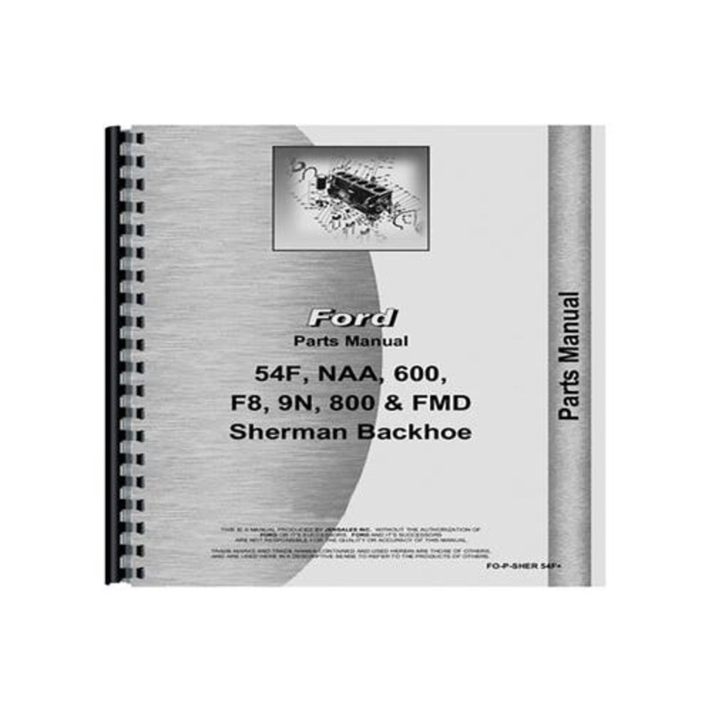 Parts Manual fits Ford NAA 9N 600 800