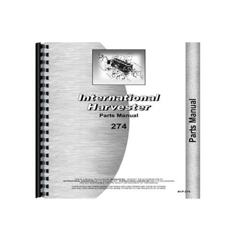 Parts Manual fits International 274