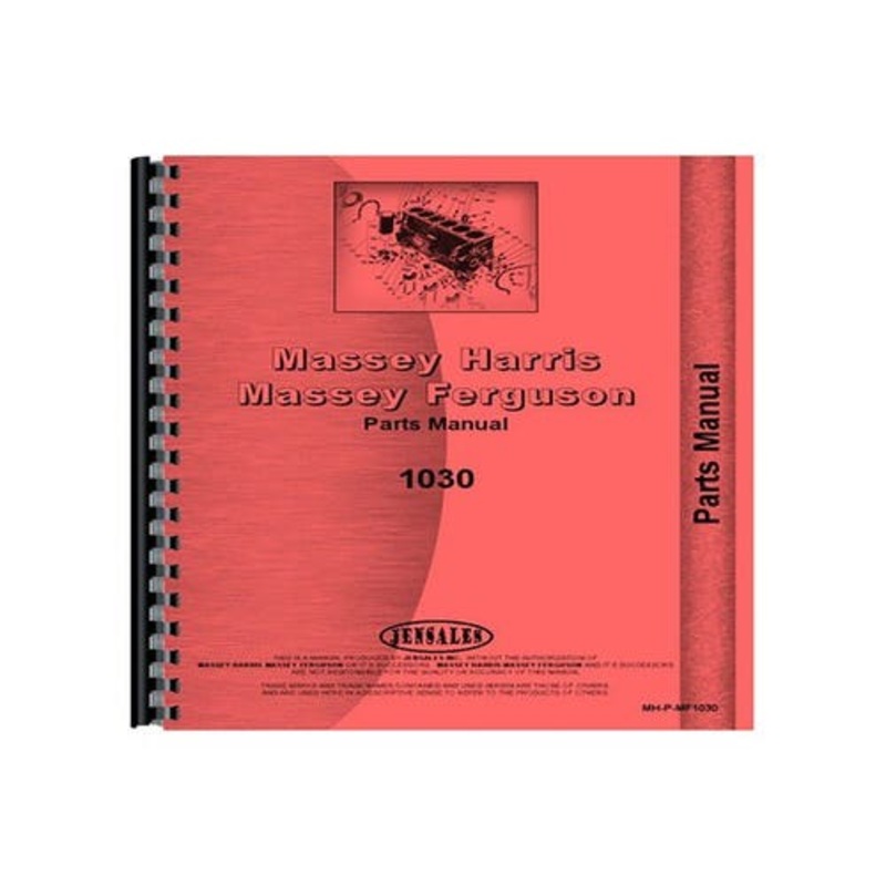 Parts Manual fits Massey Ferguson 1030