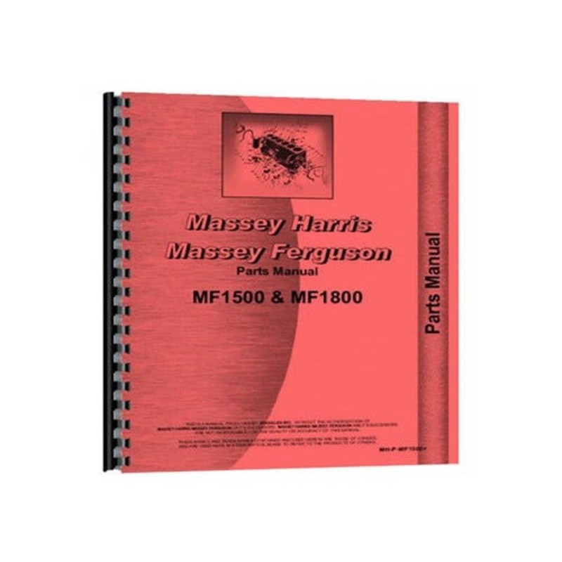Parts Manual fits Massey Ferguson 1500 1800