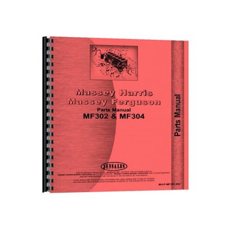 Parts Manual fits Massey Ferguson 302 304 302 304