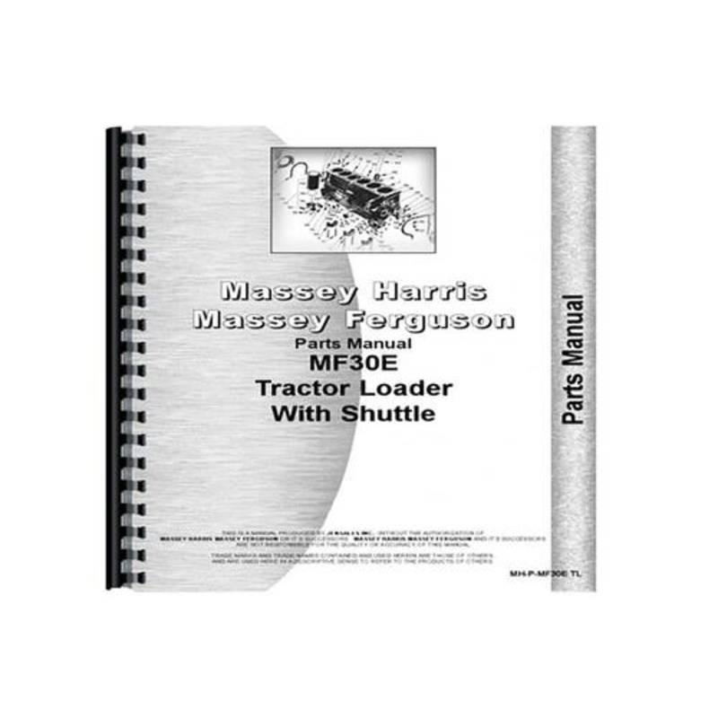 Parts Manual fits Massey Ferguson 30E 30E