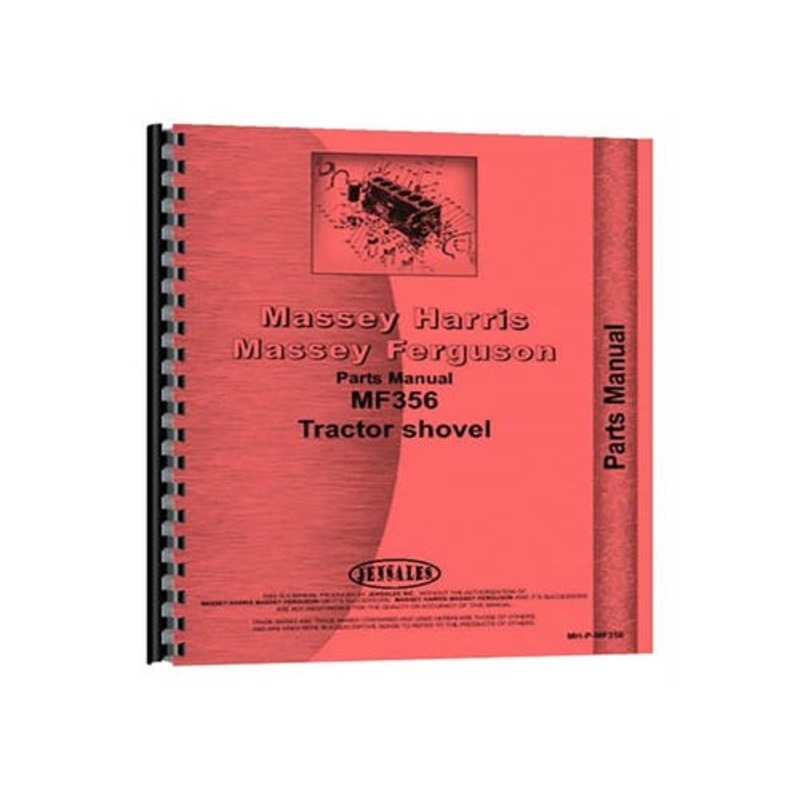 Parts Manual fits Massey Ferguson 356 356
