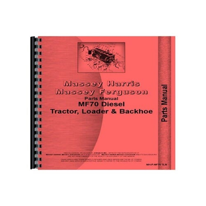 Parts Manual fits Massey Ferguson 70 70