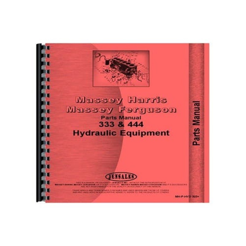 Parts Manual fits Massey Harris 333 444
