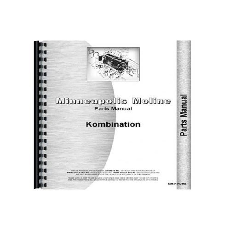 Parts Manual fits Minneapolis Moline Kombinations