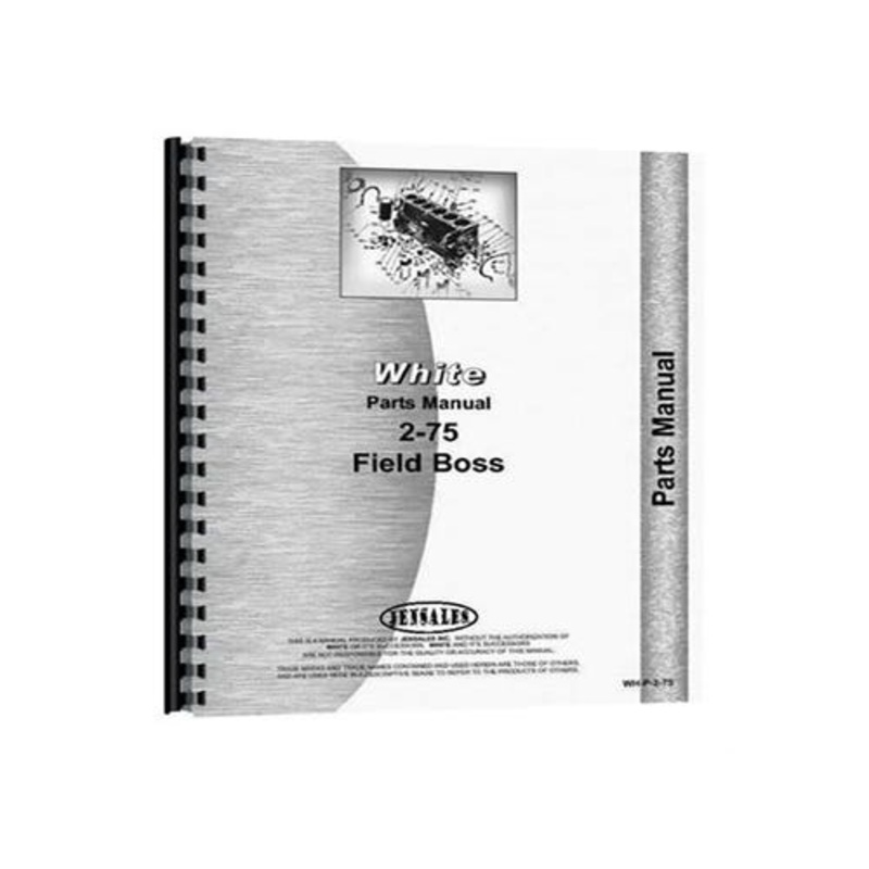 Parts Manual fits White 2-75