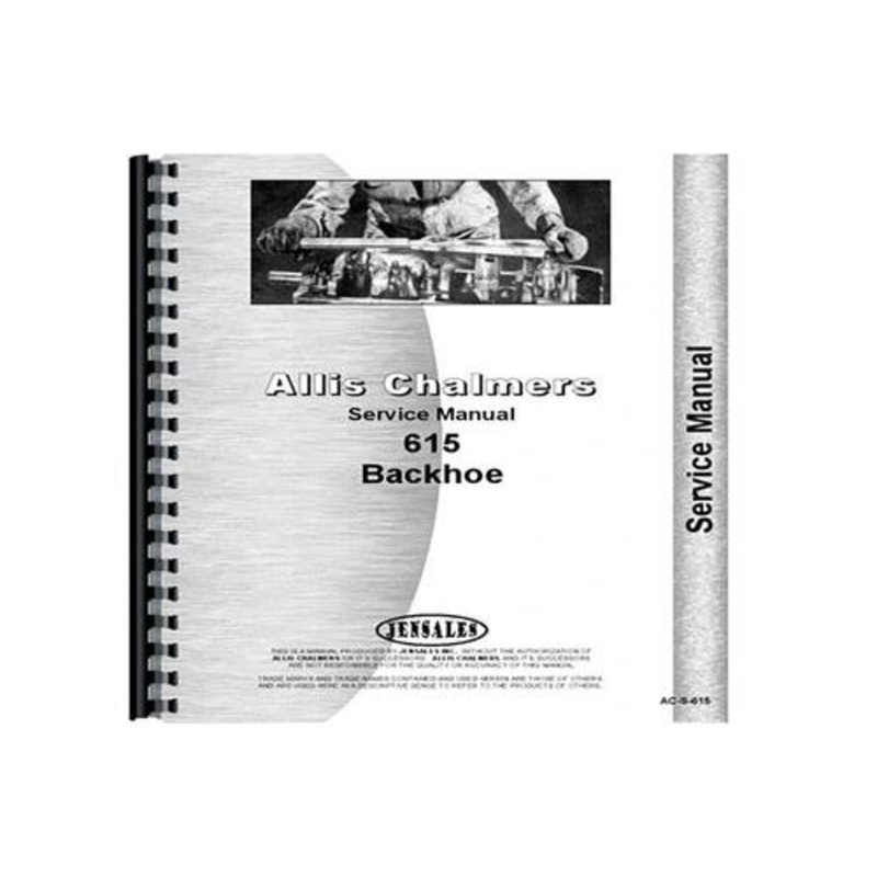 Service Manual fits Allis Chalmers 615 615