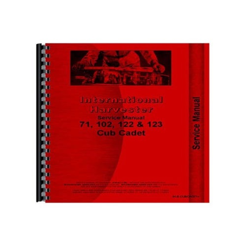 Service Manual fits Cub Cadet 71 102 122
