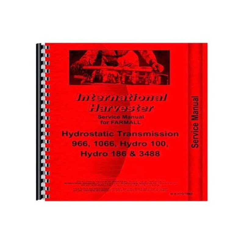 Service Manual fits International Hydro 100 Hydro 186 1026 826