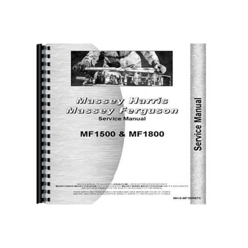 Service Manual fits Massey Ferguson 1500 1800