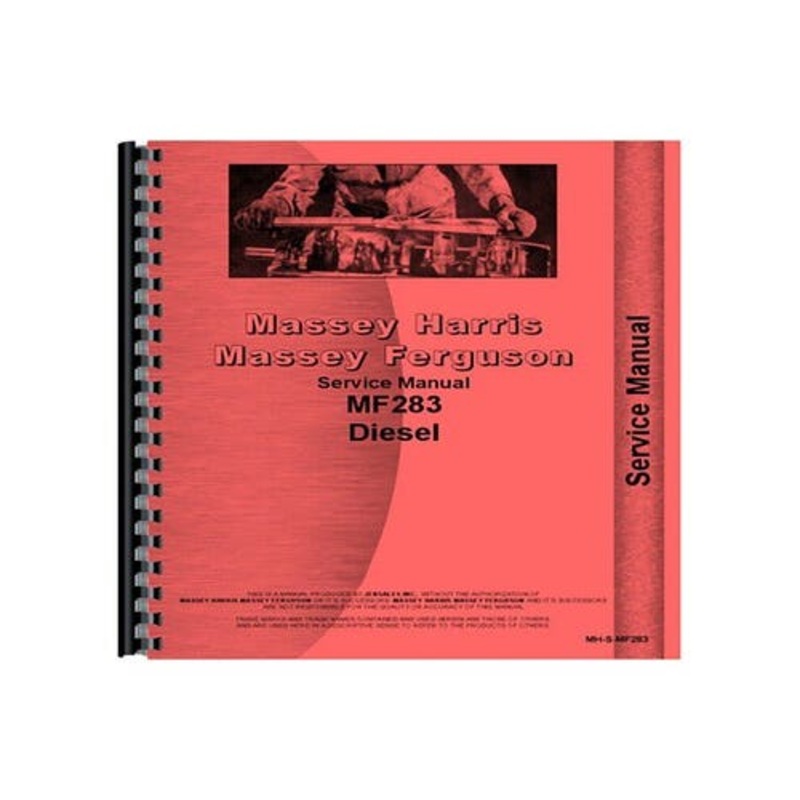 Service Manual fits Massey Ferguson 283 283