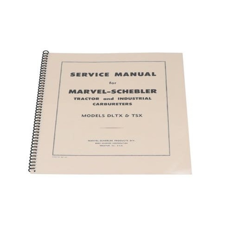 Service Manual - Marvel Schebler Carburetors