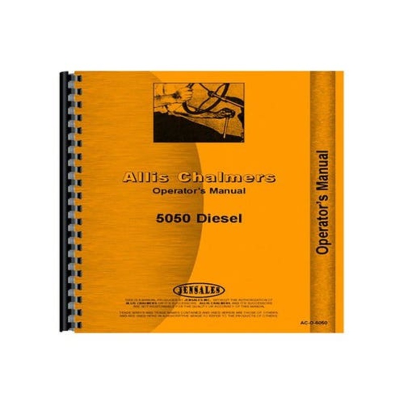 Operator's Manual fits Allis Chalmers 5050
