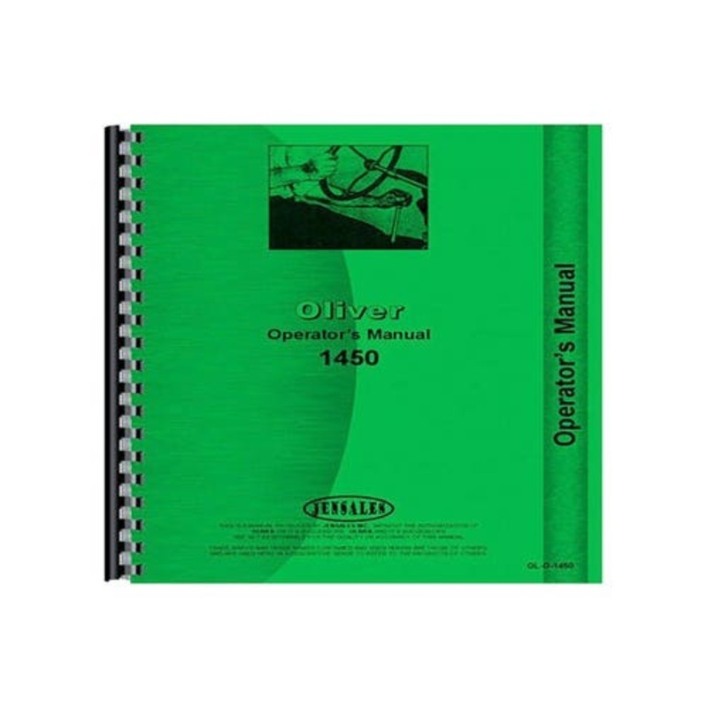 Operator's Manual fits Oliver 1450
