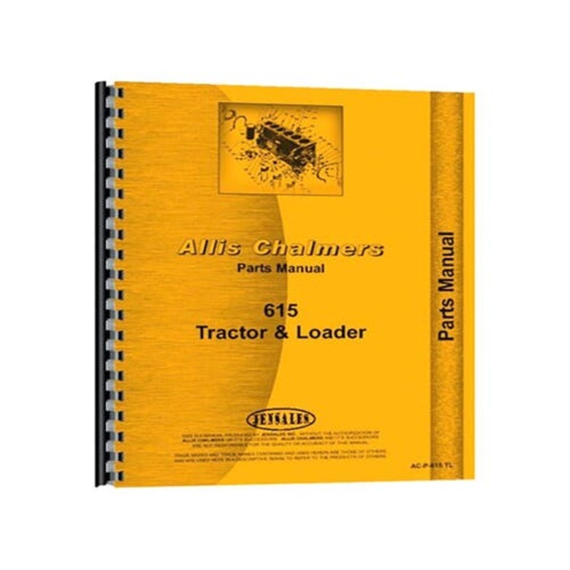 Parts Manual fits Allis Chalmers 615 615