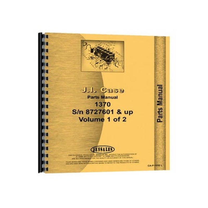 Parts Manual fits Case 1370