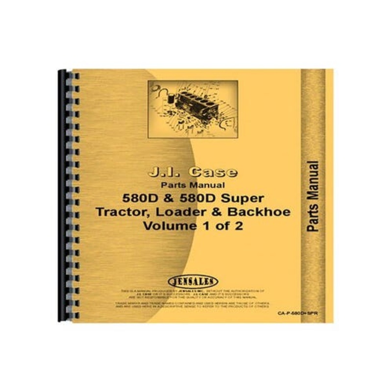 Parts Manual fits Case 580D 580SD 580D 580SD