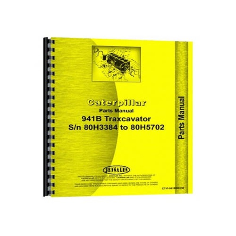 Parts Manual fits Caterpillar 941B 941B