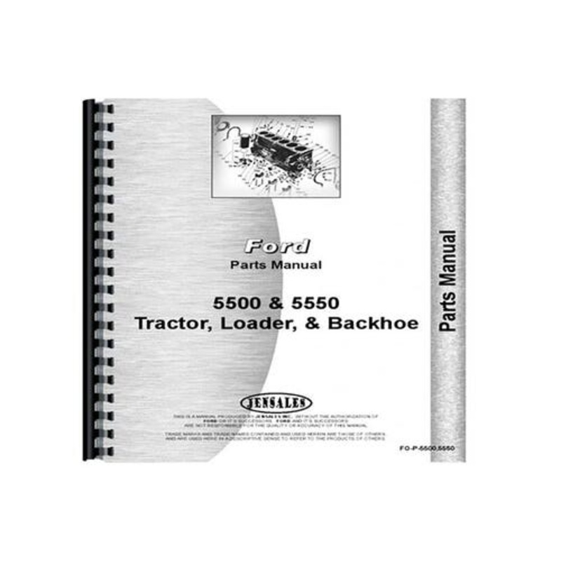 Parts Manual fits Ford 5500 5550 5500 5550