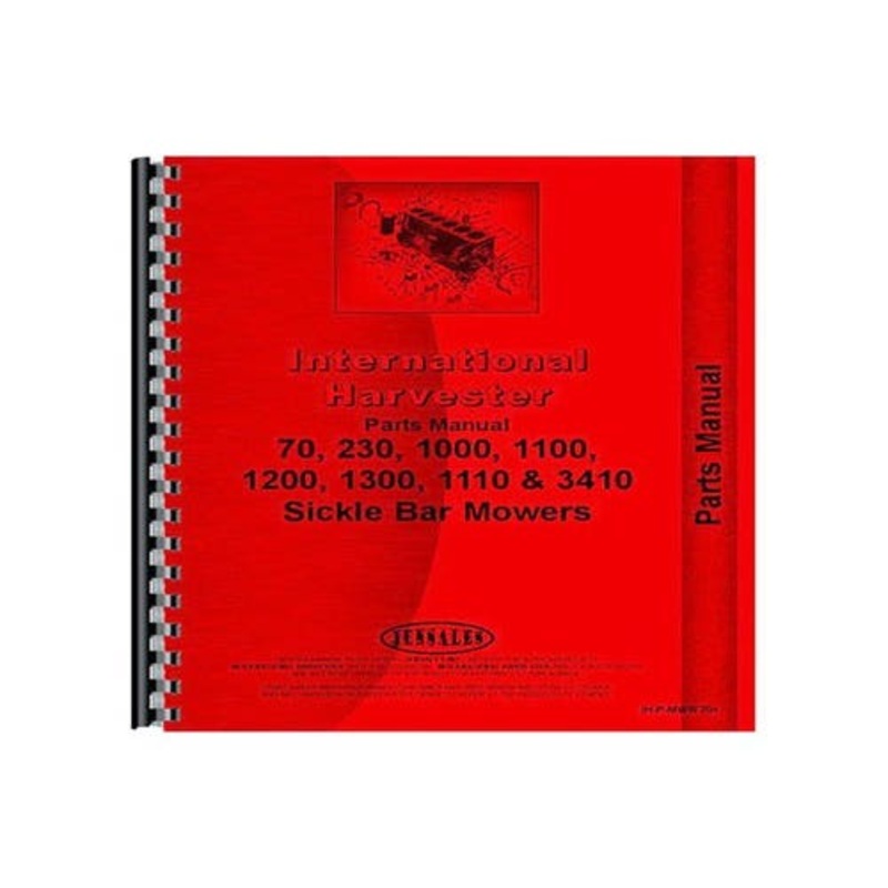 Parts Manual fits International 230 1000