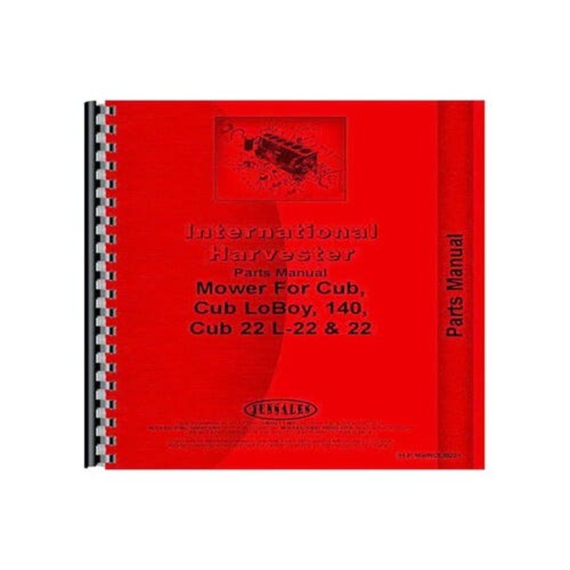 Parts Manual fits International Cub Cub Lo-Boy 140 22 140