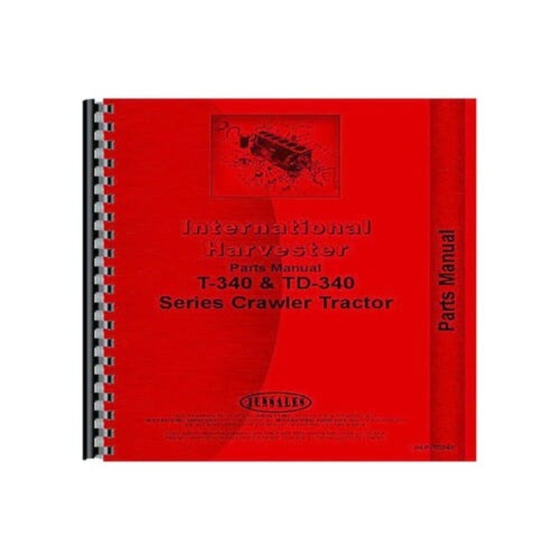 Parts Manual fits International T340 TD340 T340 TD340