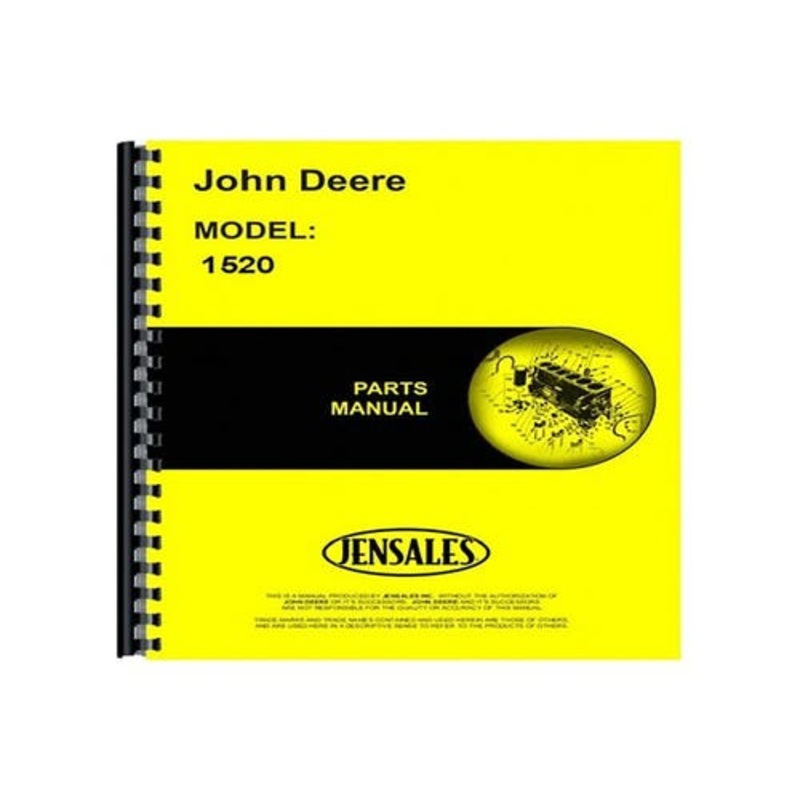 Parts Manual fits John Deere 1520
