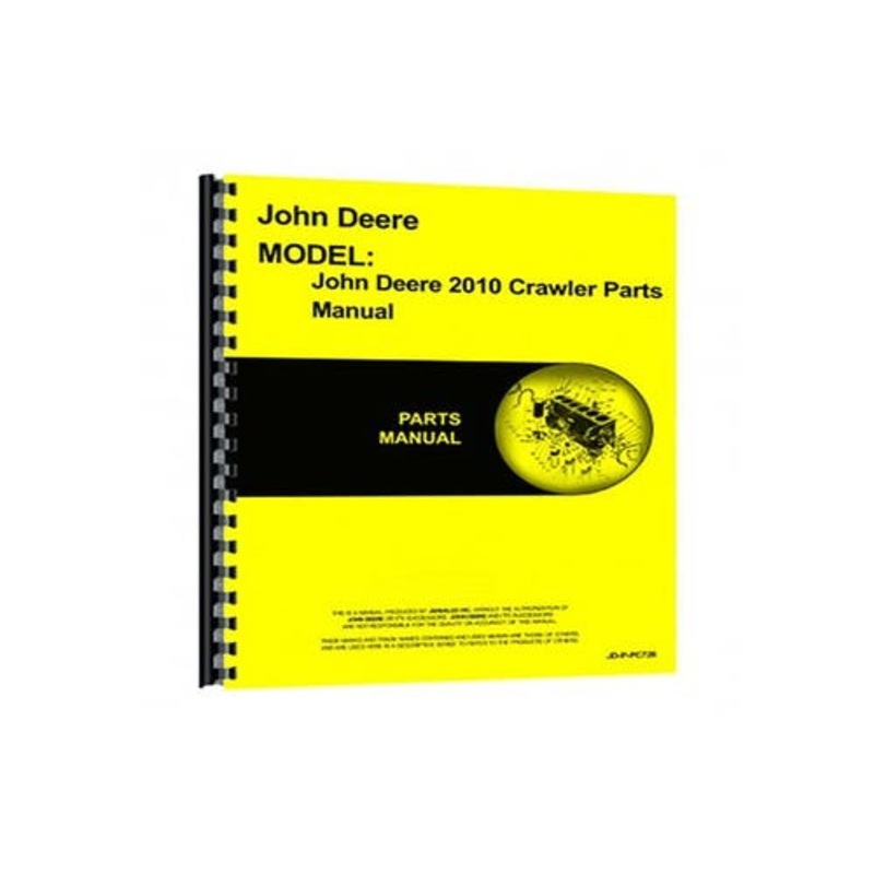 Parts Manual fits John Deere 2010