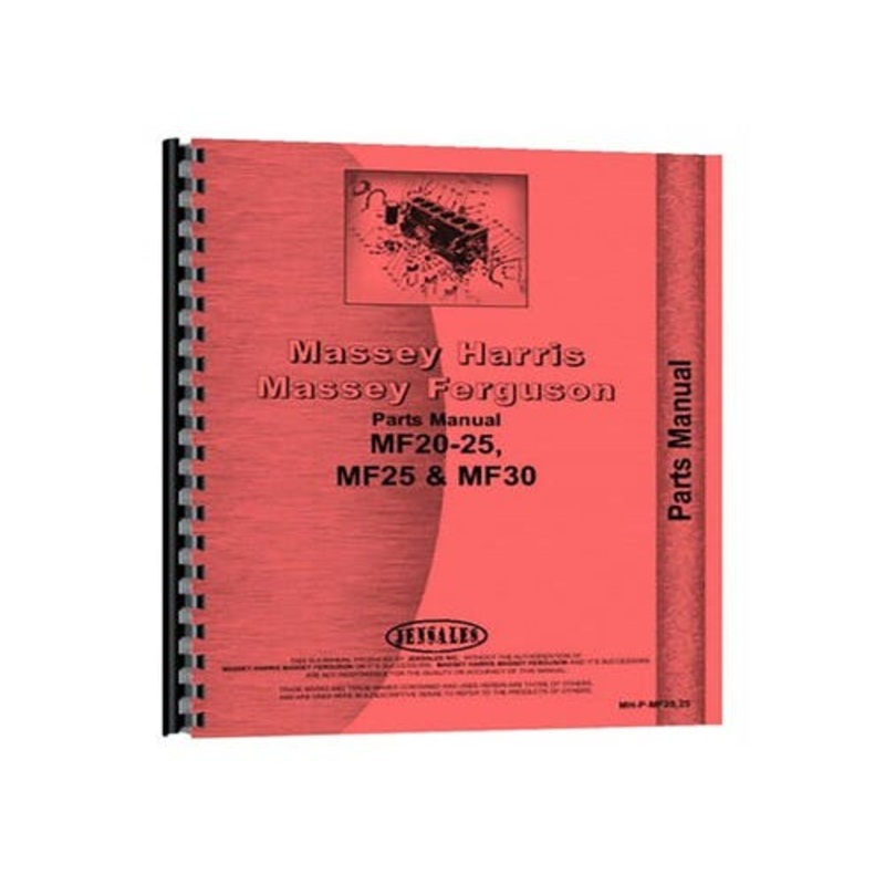 Parts Manual fits Massey Ferguson 20 25 30 20 30