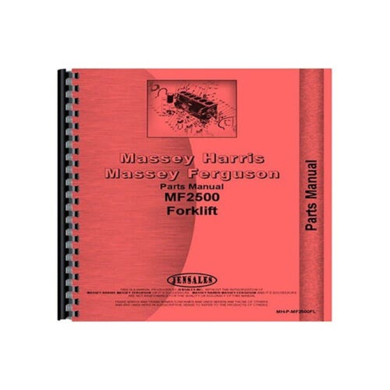 Parts Manual fits Massey Ferguson 2500 2500