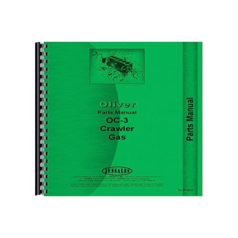 Parts Manual fits Oliver OC3 OC3