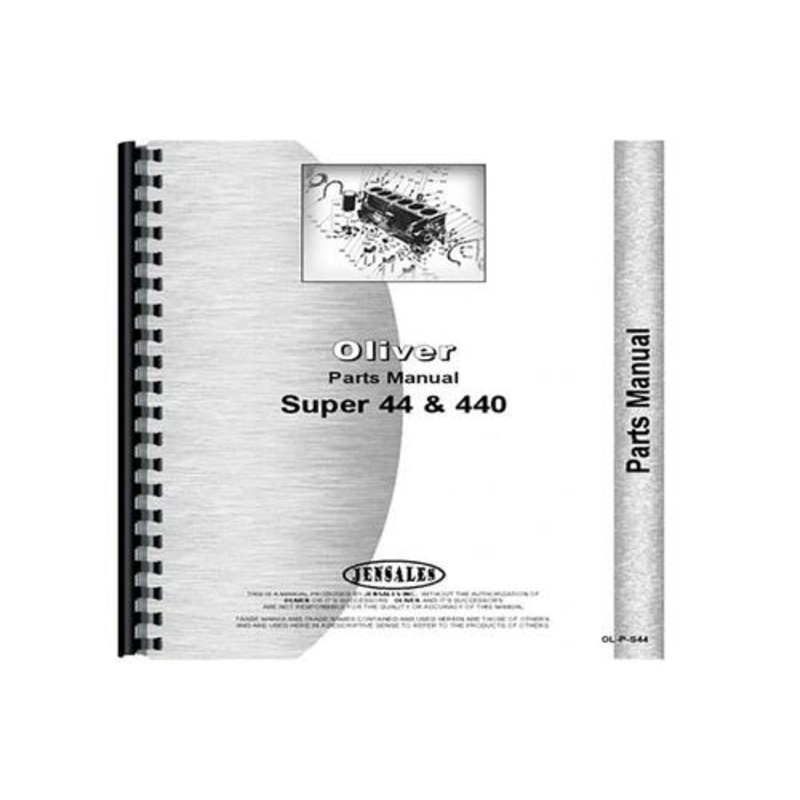 Parts Manual fits Oliver Super 44 440