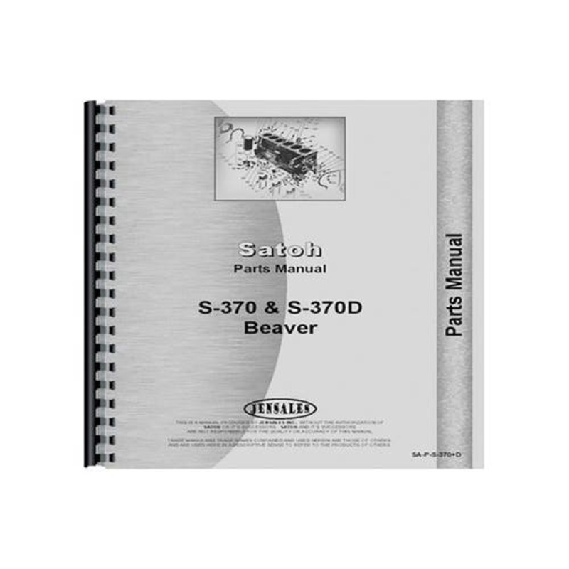 Parts Manual fits Satoh Beaver S370 S370D