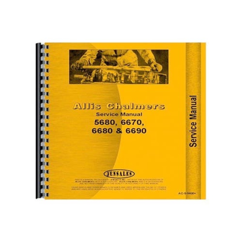 Service Manual fits Allis Chalmers 5670 5680 6680 6690