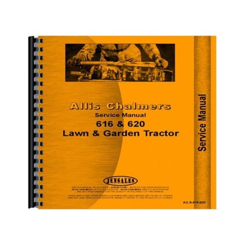 Service Manual fits Allis Chalmers 616
