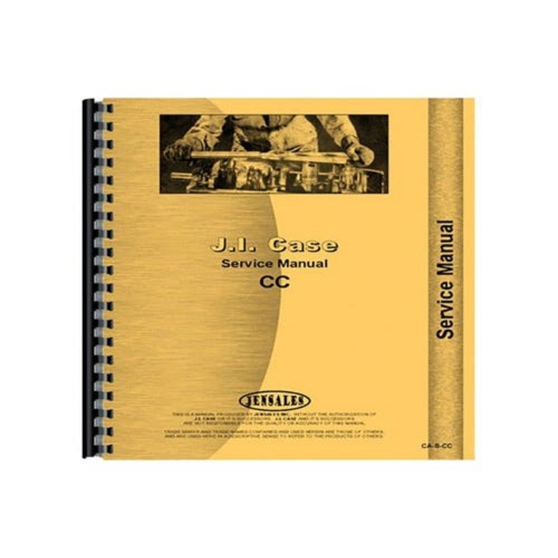 Service Manual fits Case CC