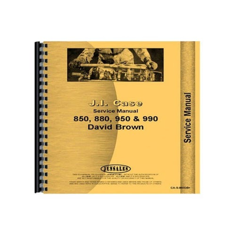 Service Manual fits David Brown 850 880 950 990