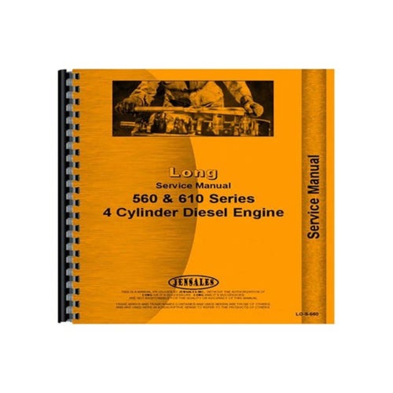 Service Manual fits Long 560 610